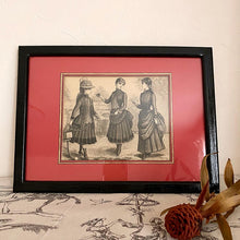 画像をギャラリービューアに読み込む, ビクトリアンイラスト入り額【送料無料】