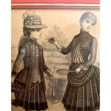 画像をギャラリービューアに読み込む, ビクトリアンイラスト入り額【送料無料】