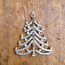 画像をギャラリービューアに読み込む, クリスマスツリーブローチ