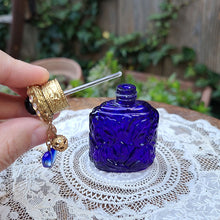 画像をギャラリービューアに読み込む, コバルトブルー香水瓶【送料無料】