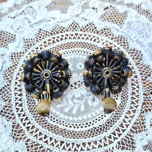 画像をギャラリービューアに読み込む, ラインストーンドームイヤリング