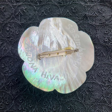 画像をギャラリービューアに読み込む, マザーオブパールブローチ