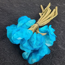 画像をギャラリービューアに読み込む, ライトブルー布花コサージュ
