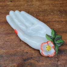 画像をギャラリービューアに読み込む, ハンド型ミルクガラス皿