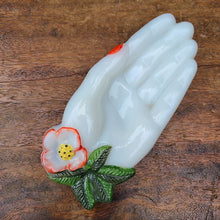 画像をギャラリービューアに読み込む, ハンド型ミルクガラス皿