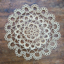 画像をギャラリービューアに読み込む, タティングレースドイリー