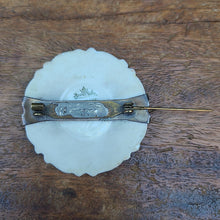 画像をギャラリービューアに読み込む, ローゼンタール ヴィクトリアン磁器ブローチ