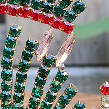 画像をギャラリービューアに読み込む, ラインストーンクリスマスツリー(B)