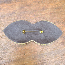 画像をギャラリービューアに読み込む, リボン型ラインストーンブローチ