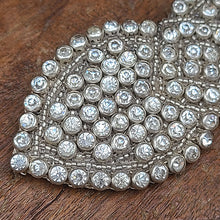 画像をギャラリービューアに読み込む, リボン型ラインストーンブローチ