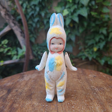 画像をギャラリービューアに読み込む, イースターバニービスクドール (イエロー×ブルーA)