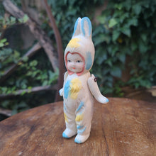 画像をギャラリービューアに読み込む, イースターバニービスクドール (イエロー×ブルーA)