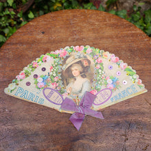 画像をギャラリービューアに読み込む, 扇型ビーズサンプラー(貴婦人)