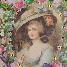 画像をギャラリービューアに読み込む, 扇型ビーズサンプラー(貴婦人)