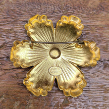 画像をギャラリービューアに読み込む, パープルエナメルブローチ