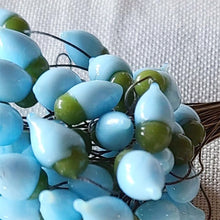 画像をギャラリービューアに読み込む, 水色のガラスブーケ