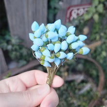 画像をギャラリービューアに読み込む, 水色のガラスブーケ