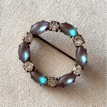 画像をギャラリービューアに読み込む, サフィレットブローチ(リース型)【送料無料】