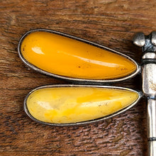 画像をギャラリービューアに読み込む, アンバードラゴンフライブローチ