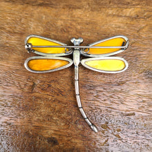 画像をギャラリービューアに読み込む, アンバードラゴンフライブローチ