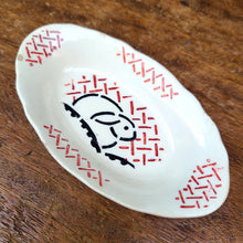 画像をギャラリービューアに読み込む, ウサギディネット皿(オーバル小)