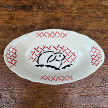 画像をギャラリービューアに読み込む, ウサギディネット皿(オーバル小)