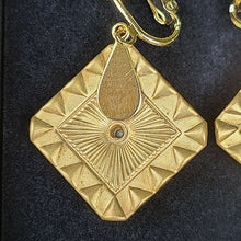 画像をギャラリービューアに読み込む, スワロフスキーガラスイヤリング