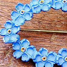 画像をギャラリービューアに読み込む, 忘れな草ブローチ