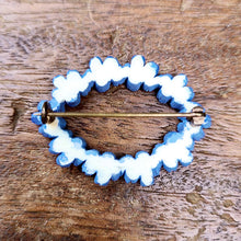 画像をギャラリービューアに読み込む, 忘れな草ブローチ