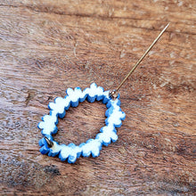 画像をギャラリービューアに読み込む, 忘れな草ブローチ