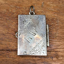 画像をギャラリービューアに読み込む, シルバーピルボックスペンダントヘッド【送料無料】