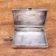 画像をギャラリービューアに読み込む, シルバーピルボックスペンダントヘッド【送料無料】