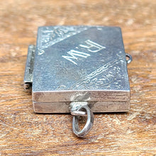 画像をギャラリービューアに読み込む, シルバーピルボックスペンダントヘッド【送料無料】