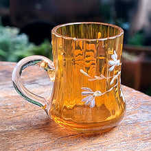 画像をギャラリービューアに読み込む, オレンジ色リキュールグラス