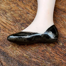 画像をギャラリービューアに読み込む, ビスクドール足セット(ペタンコ靴黒)