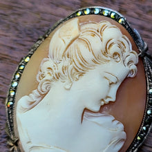 画像をギャラリービューアに読み込む, カメオペンダントブローチ【送料無料】