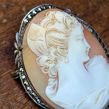 画像をギャラリービューアに読み込む, カメオペンダントブローチ【送料無料】