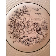 画像をギャラリービューアに読み込む, ディゴワン・サルグミンヌ絵皿