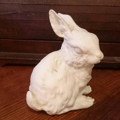 白ウサギ陶器置物 – デイジーストア