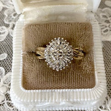 画像をギャラリービューアに読み込む, ダイヤモンドリング(ホワイト×イエローゴールド台)