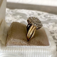 画像をギャラリービューアに読み込む, ダイヤモンドリング(ホワイト×イエローゴールド台)