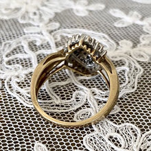 画像をギャラリービューアに読み込む, ダイヤモンドリング(ホワイト×イエローゴールド台)