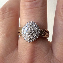 画像をギャラリービューアに読み込む, ダイヤモンドリング(ホワイト×イエローゴールド台)