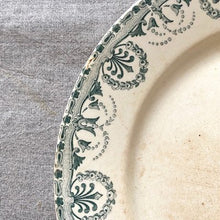 画像をギャラリービューアに読み込む, ショワジー緑花模様プレート②