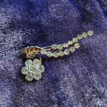 画像をギャラリービューアに読み込む, クリアラインストーンブローチ