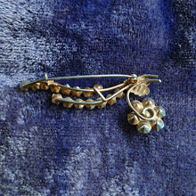 画像をギャラリービューアに読み込む, クリアラインストーンブローチ