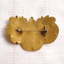 画像をギャラリービューアに読み込む, ビクトリアンカットスチールブローチ