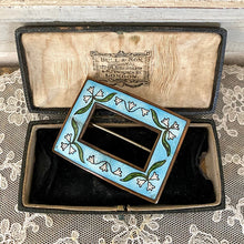 画像をギャラリービューアに読み込む, スズランエナメルブローチ