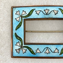 画像をギャラリービューアに読み込む, スズランエナメルブローチ