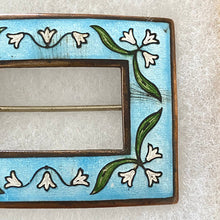 画像をギャラリービューアに読み込む, スズランエナメルブローチ